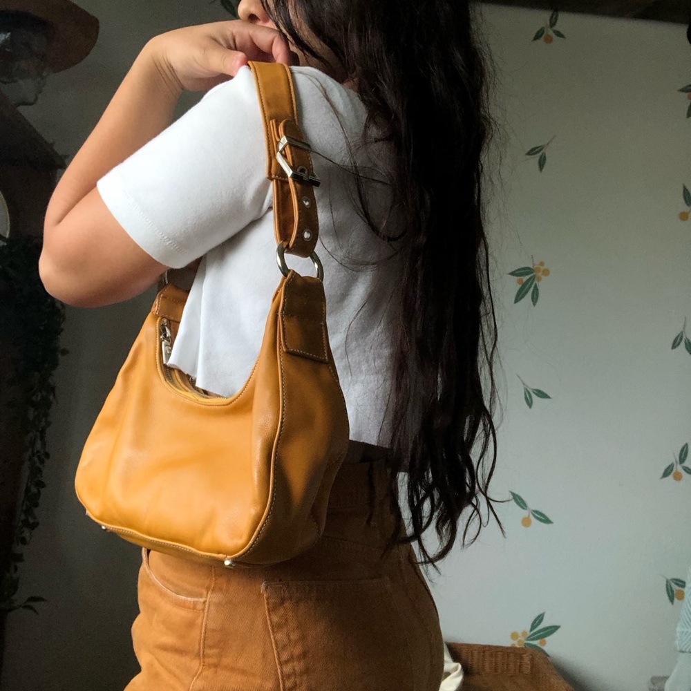 Perlina Mustard Hobo Mini Purse